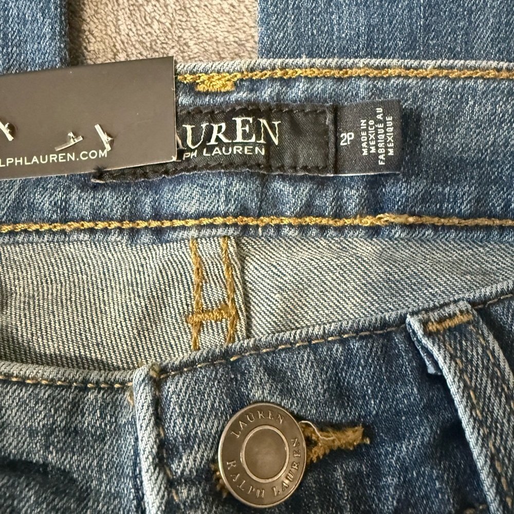 NWT Ralph Lauren Mid Rise Straight Leg Jeans - Picture 11 of 11